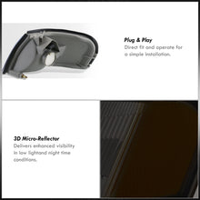 Load image into Gallery viewer, Nissan Sentra/200SX Corner Light Smoke Lens Amber Reflector
