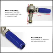 Load image into Gallery viewer, Nissan 240SX S14 1995-1998 Adjustable Tie Rod End Links Blue
