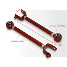 Load image into Gallery viewer, Mazda Miata MX-5 2016-2023 Rear Lower Adjustable Camber Kit Control Arms Red
