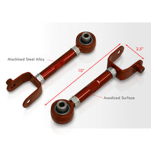 Load image into Gallery viewer, Mazda Miata MX-5 2016-2023 Rear Upper Adjustable Camber Kit Control Arms Red
