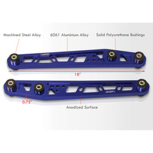 Load image into Gallery viewer, JDM Sport Honda Civic 1996-2000 Rear Lower Control Arms Blue with Black Bushings
