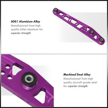 Load image into Gallery viewer, JDM Sport Honda Civic 1996-2000 Rear Lower Control Arms Purple with Black Bushings
