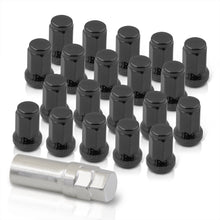 Load image into Gallery viewer, M12 x 1.25 OEM Style Steel Lug Nuts Matte Black (20 Piece)
