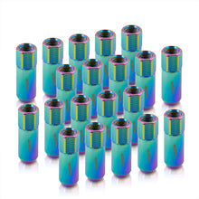 Load image into Gallery viewer, M12 x 1.25 Extended Aluminum Open Lug Nuts Neo Chrome (20 Piece)
