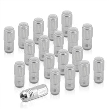 Load image into Gallery viewer, M12 x 1.25 Aluminum Closed Lug Nuts Silver (20 Piece)
