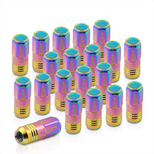 Load image into Gallery viewer, M12 x 1.5 Aluminum Closed Lug Nuts Neo Chrome (20 Piece)
