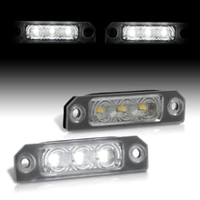Load image into Gallery viewer, Ford Flex 2009-2015 / Focus 2008-2012 / Fusion 2006-2012 / Mustang 2010-2014 / Taurus 2010-2015 White SMD LED License Plate Lights Clear Len
