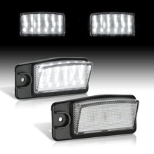 Load image into Gallery viewer, Infiniti FX 2009-2013 / Nissan X-Trail Rogue White SMD LED License Plate Lights Clear Len
