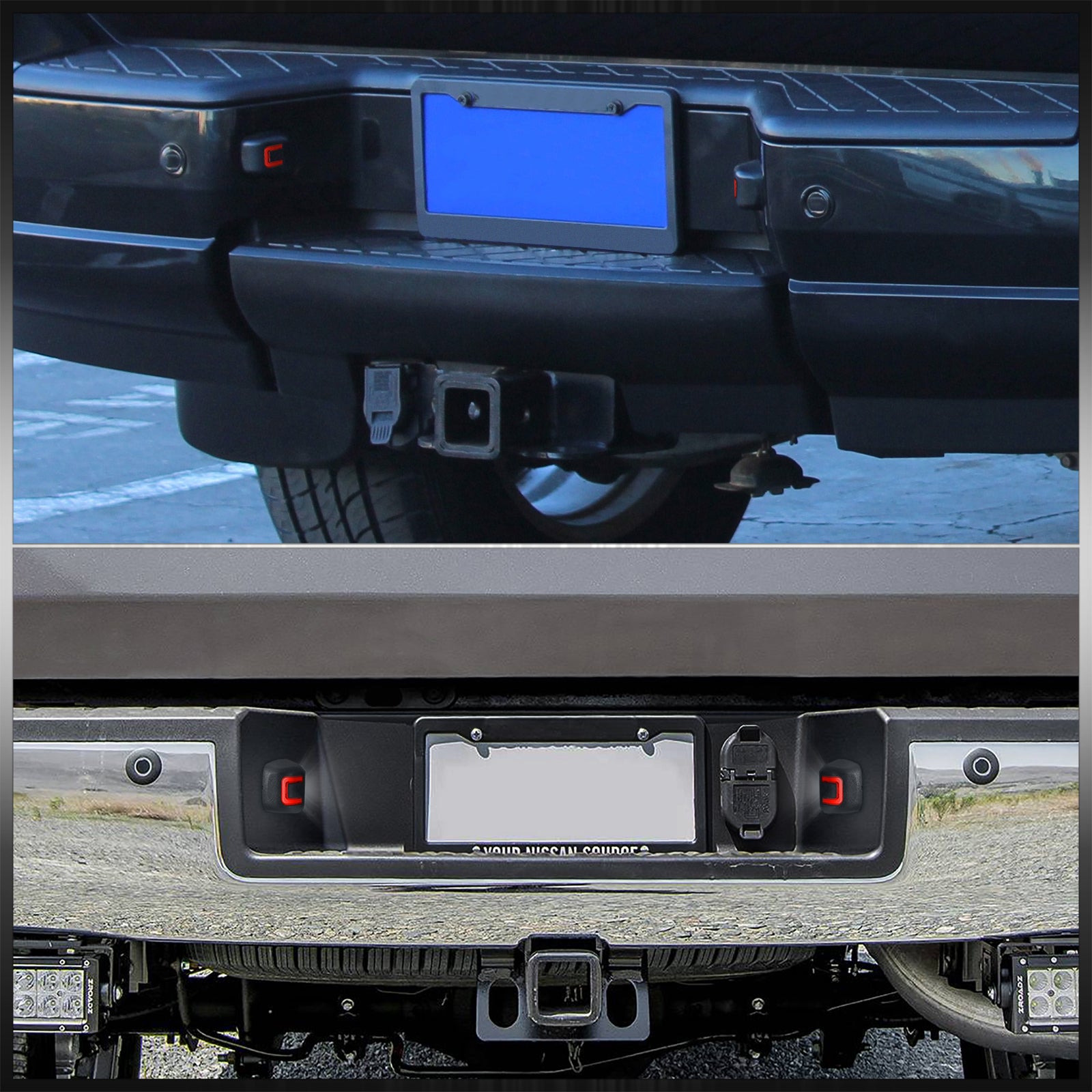 NSLUMO LED Kennzeichenbeleuchtung mit für N/ISAN Navara D40 Frontier Armada Titan Xterra Suzuki Equator, Premium weißen Led Nummernschildbeleuchtung, Canbus Fehlerfrei Kennzeichenleuchte 2 Stücke
