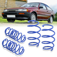 Load image into Gallery viewer, Toyota Corolla AE86 1984-1987 Lowering Springs Blue (Front ~1.5" / Rear ~1.5")
