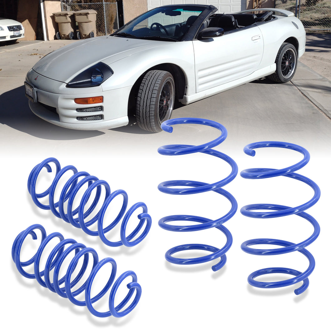 Mitsubishi Eclipse 2000-2005 Lowering Springs Blue (L4 Drop Front ~ 2.5