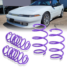 Load image into Gallery viewer, Mitsubishi Eclipse 1989-1994 Lowering Springs Purple (Front ~ 2.0&quot; / Rear ~ 2.0&quot;)
