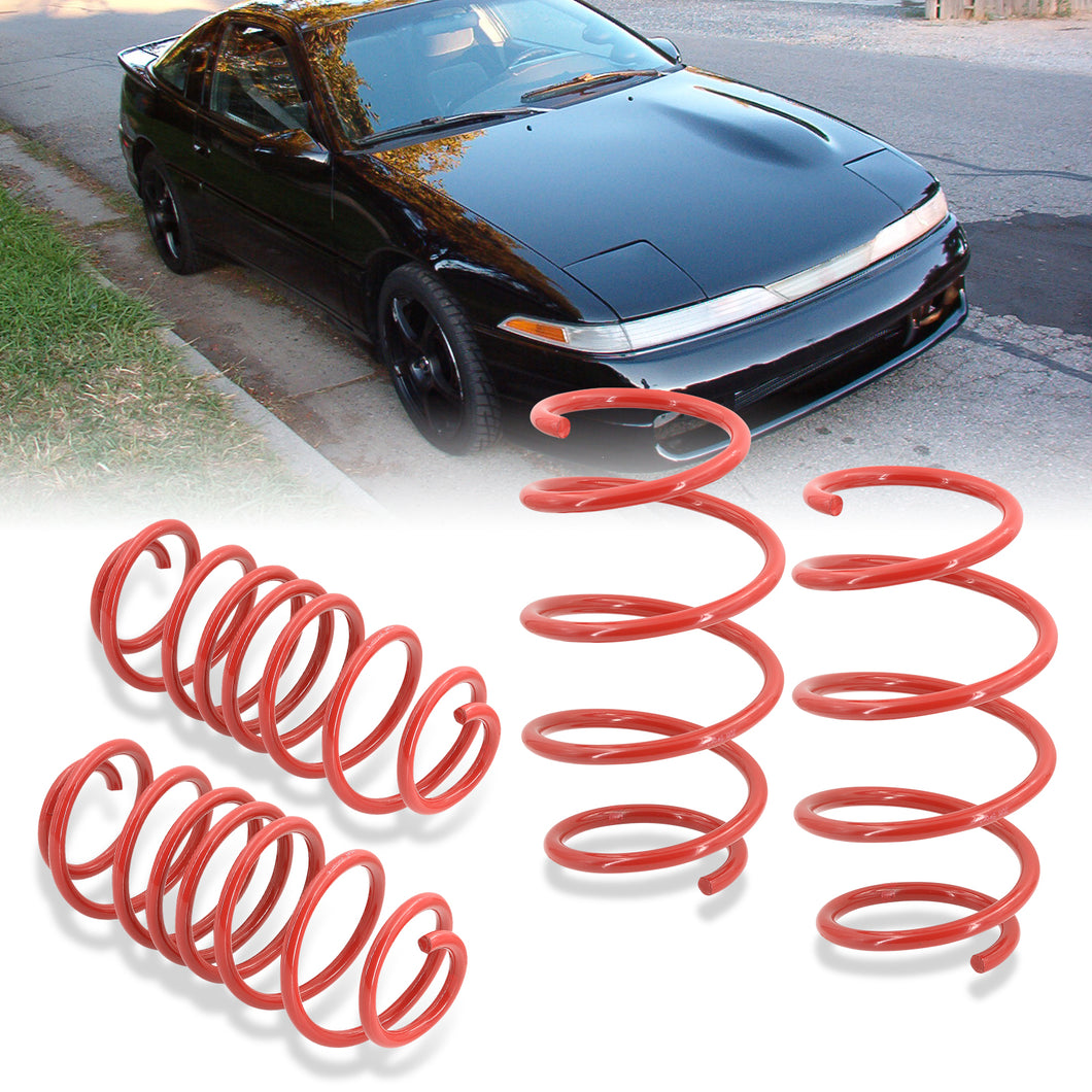 Mitsubishi Eclipse 1989-1994 Lowering Springs Red (Front ~ 2.0