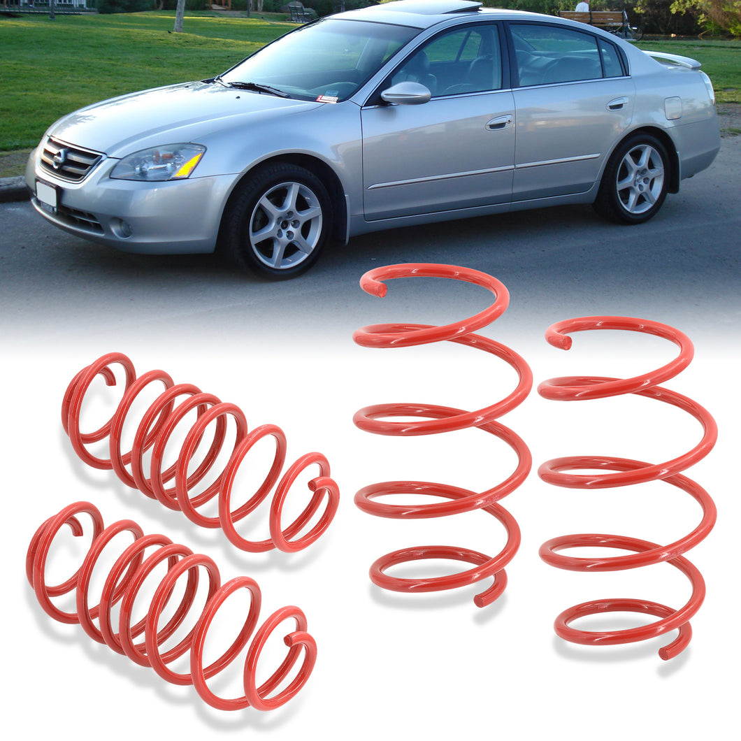 Nissan Altima 2002-2006 Lowering Springs Red (Front ~ 1.9