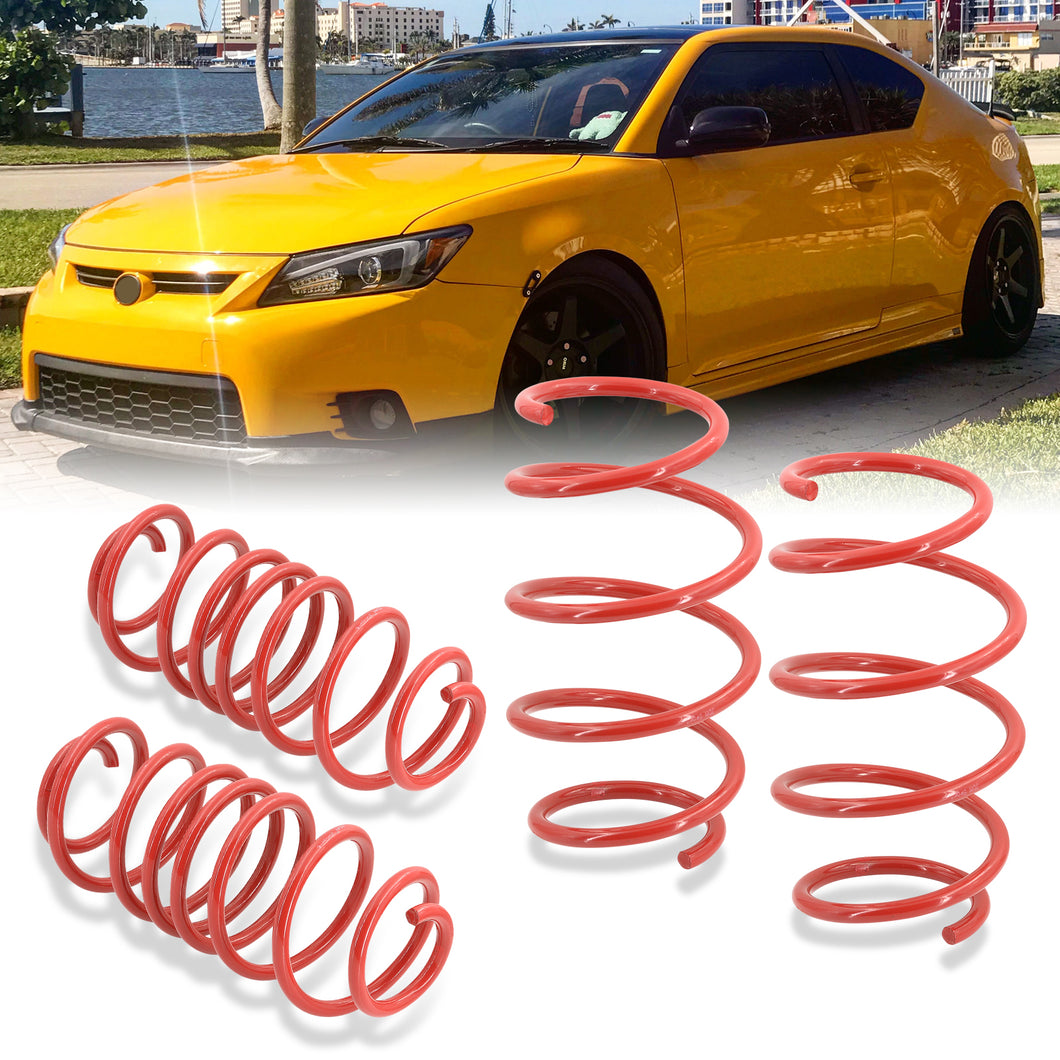 Scion TC 2011-2016 Lowering Springs Red (Front ~1.5