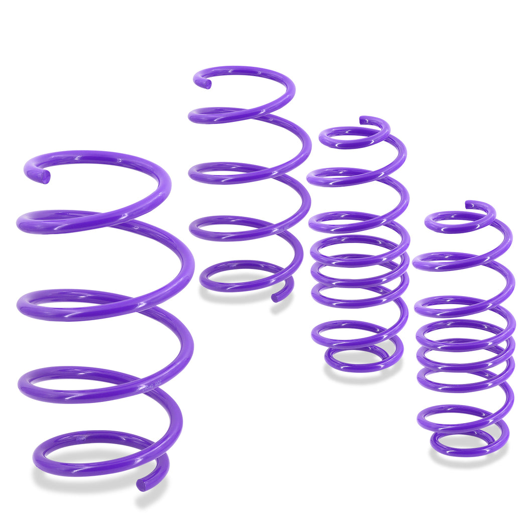 Ford Mustang 2005-2014 Lowering Springs Purple (V6 Drop Front ~1.1
