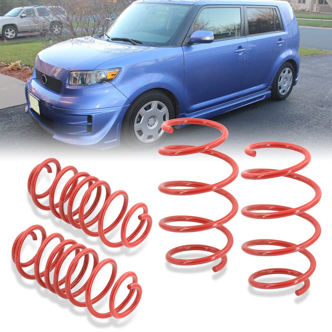 Scion XB 2008-2015 Lowering Springs Red (Front ~1.1