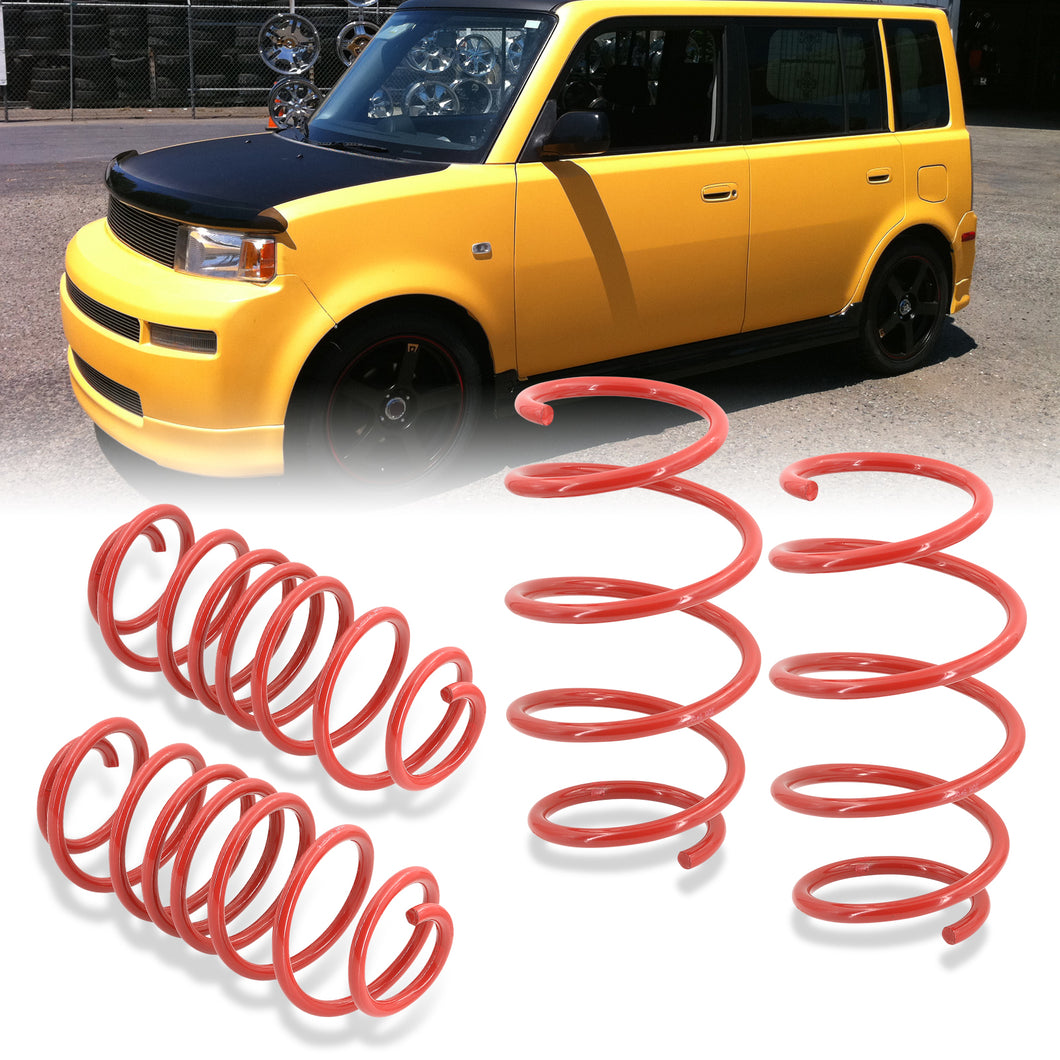 Scion xB 2004-2006 Lowering Springs Red (Front ~1.25