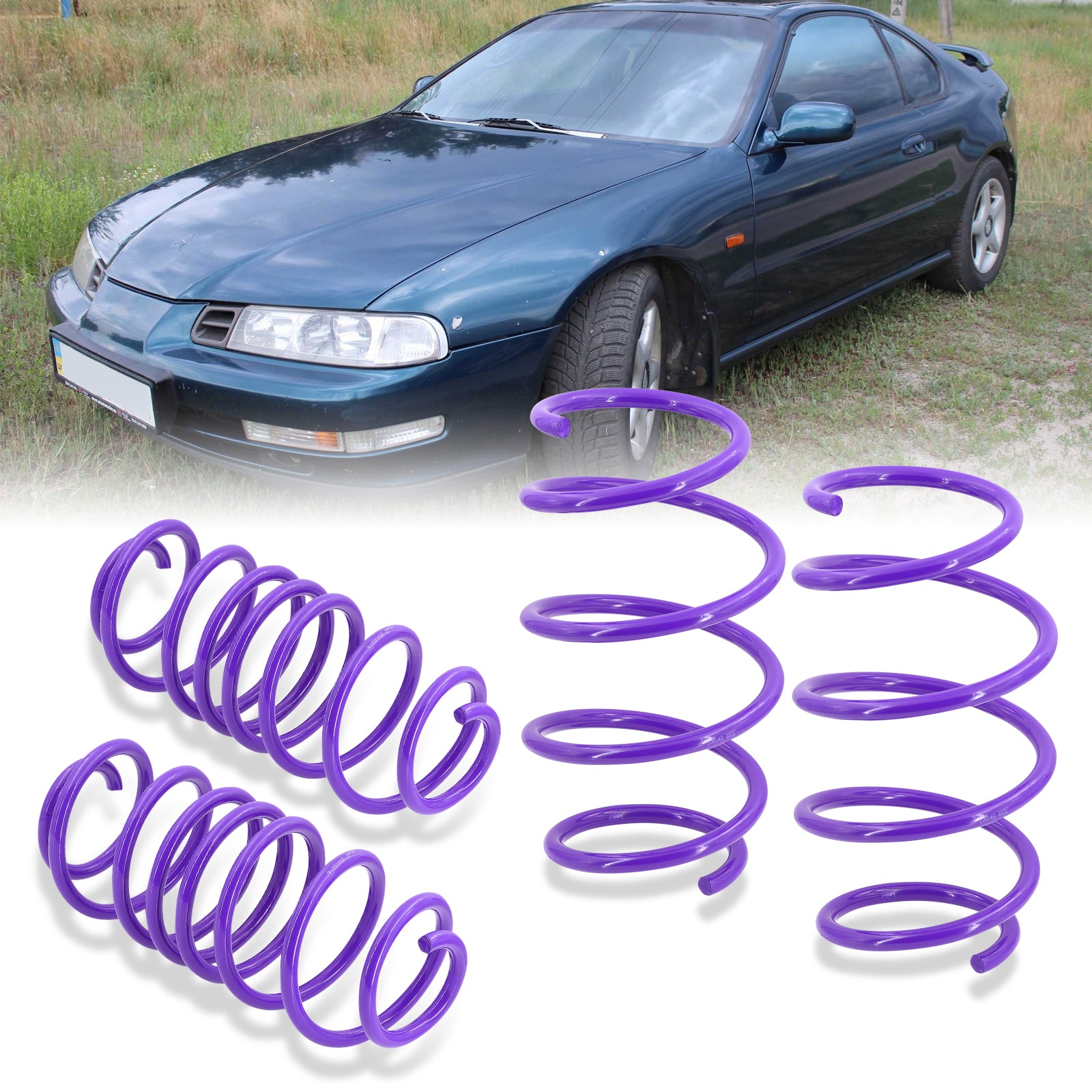 Na Raka Spring Prelude Honda Prelude 1992-2001 Lowering Springs Purple (Front ~2.25