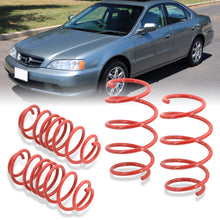 Load image into Gallery viewer, Acura TL 1998-2003 / CL 2001-2003 / Honda Accord 1998-2002 Lowering Springs Red (Front ~2.25&quot; / Rear ~2.25&quot;)
