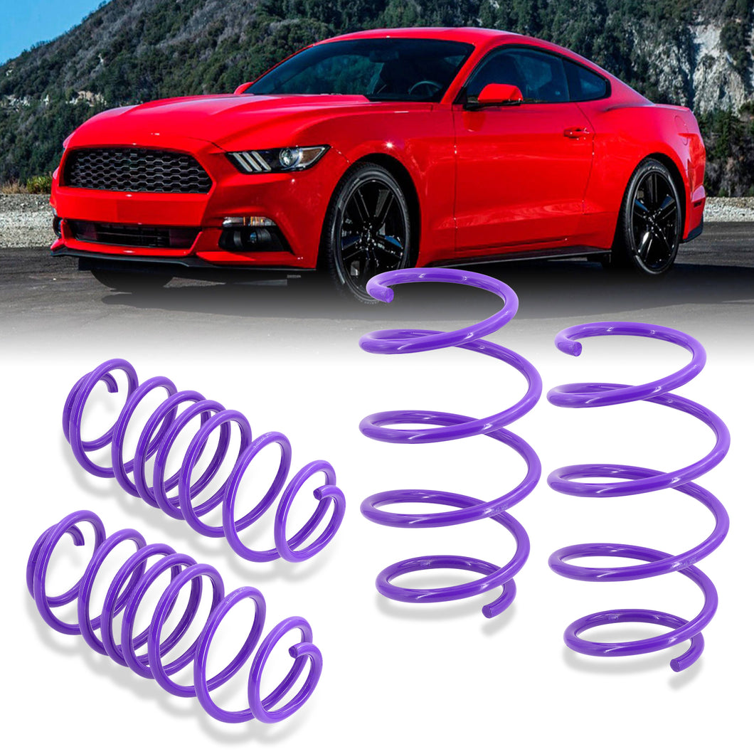 Ford Mustang 2015-2021 Lowering Springs Purple (Front ~1.0