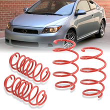 Load image into Gallery viewer, Scion tC 2005-2010 Lowering Springs Red (Front ~2.0&quot; / Rear ~2.1&quot;)
