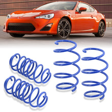 Load image into Gallery viewer, Scion FRS 2013-2016 / Toyota 86 2017-2020 / Subaru BRZ 2013-2020 Lowering Springs Blue (Front ~2.0&quot; / Rear ~2.1&quot;)
