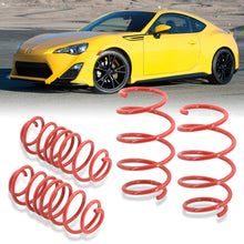 Load image into Gallery viewer, Scion FRS 2013-2016 / Toyota 86 2017-2020 / Subaru BRZ 2013-2020 Lowering Springs Red (Front ~2.0&quot; / Rear ~2.1&quot;)
