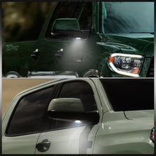 Load image into Gallery viewer, Toyota Tundra 2007-2021 / Sequoia 2008-2022 Front White LED Side Mirror Puddle Lights Clear Len (Models with OEM Equipped Side Mirror Puddle Lights Only)
