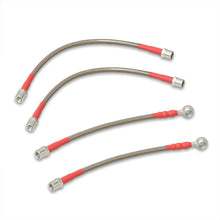 Load image into Gallery viewer, Audi A4 Quattro 2002-2009 / S4 2004-2009 Stainless Steel Braided Oil Brake Lines Silver
