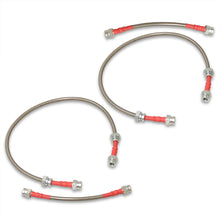Load image into Gallery viewer, Nissan 300ZX 1990-1996 Stainless Steel Braided Oil Brake Lines Silver
