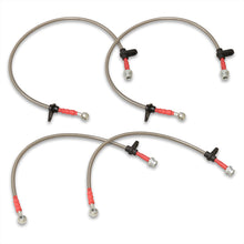Load image into Gallery viewer, Honda Prelude 1988-1991 Stainless Steel Braided Oil Brake Lines Silver
