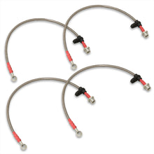 Load image into Gallery viewer, Toyota Celica GT 1994-1999 Stainless Steel Braided Oil Brake Lines Silver (Models with Rear Disc Only)
