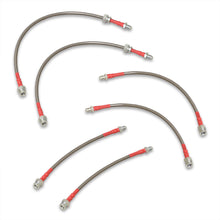 Load image into Gallery viewer, Mazda RX7 1984-1992 Stainless Steel Braided Oil Brake Lines Silver
