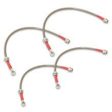 Load image into Gallery viewer, Mazda MX6 626 1993-1997 / Ford Probe GT V6 (Excl. GTS Models) 1993-1997 Stainless Steel Braided Oil Brake Lines Silver
