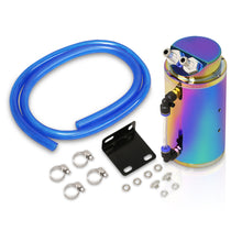 Load image into Gallery viewer, Universal 350ML Cylinder Oil Catch Can Tank 6.25&quot;x3.25&quot;x3.25&quot; Neo Chrome
