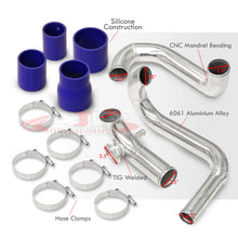 Load image into Gallery viewer, Mazda Miata 1989-2005 1.6L 1.8L Bolt-On Aluminum Polished Piping Kit + Blue Couplers
