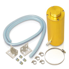 Load image into Gallery viewer, Universal 8&quot; Cylinder 800ML Radiator Tank Gold with Polished Ring Cap
