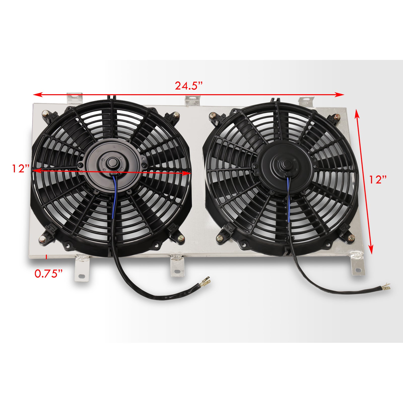 Mazda RX7 FD3S 1993-1997 M/T Aluminum Radiator Dual Fan Shroud – AJP ...