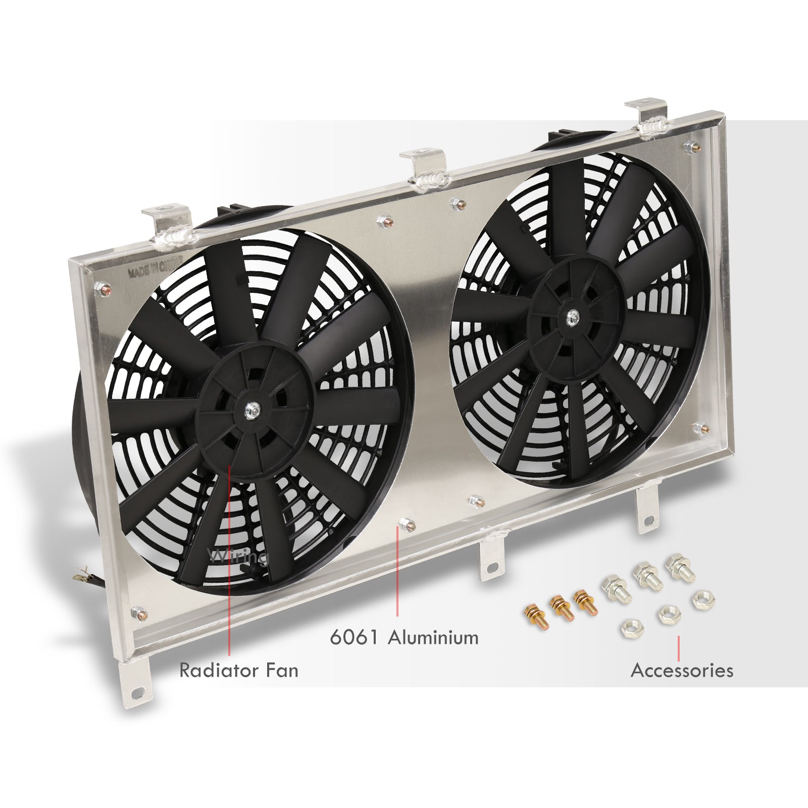 Mazda RX7 FD3S 1993-1997 M/T Aluminum Radiator Dual Fan Shroud – AJP ...