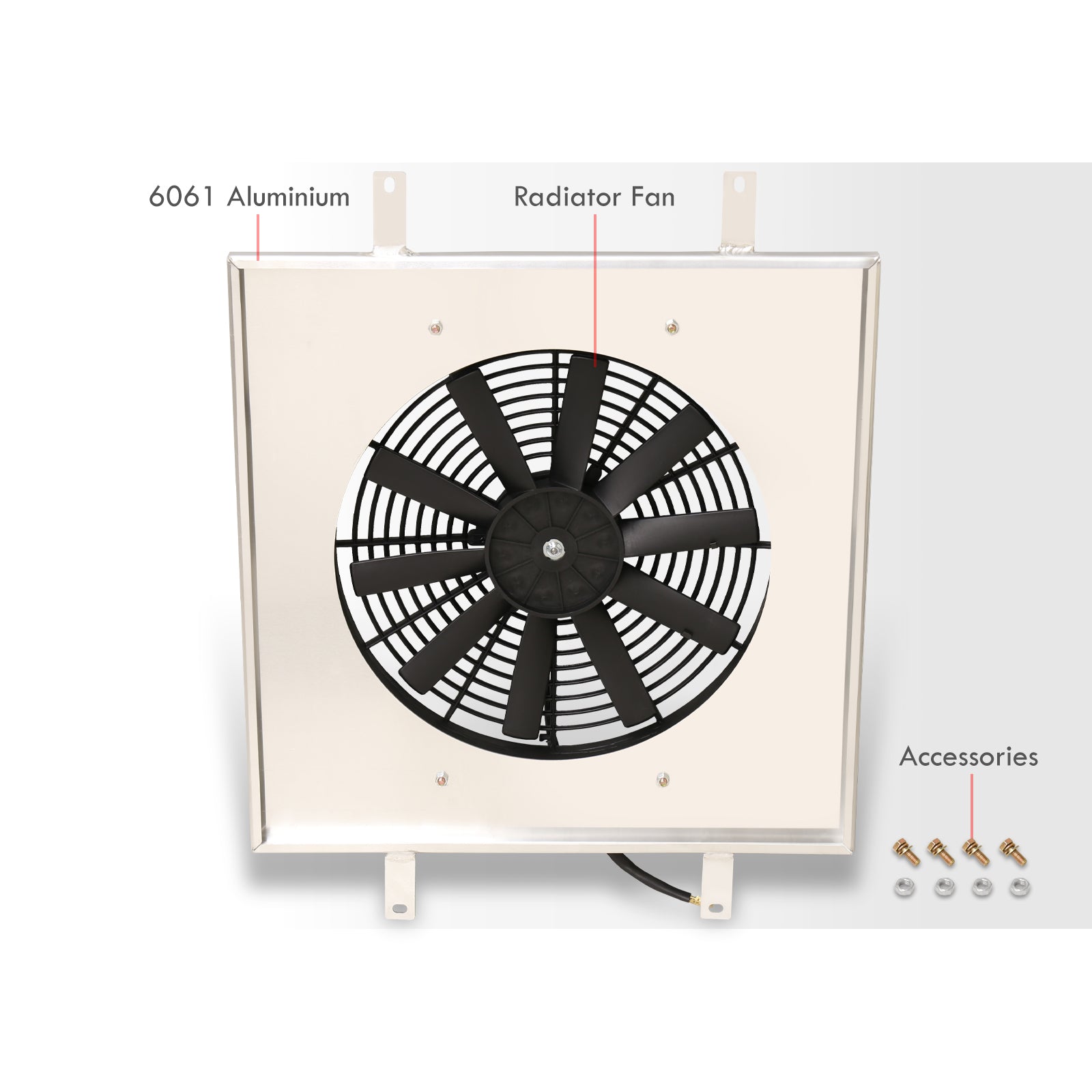 Mazda RX7 FC3S 1989-1991 M/T Aluminum Radiator Single Fan Shroud – AJP ...