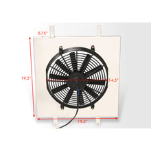 Load image into Gallery viewer, Mazda RX7 FC3S 1989-1991 M/T Aluminum Radiator Single Fan Shroud
