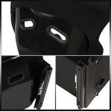 Load image into Gallery viewer, Universal ProRacer Style Bucket Racing Seats + Sliders Black Cloth

