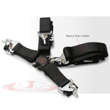 Load image into Gallery viewer, Universal 4 Point Camlock 2&quot; Racing Seat Harness Belts Black
