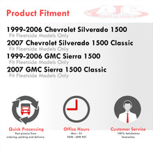 Load image into Gallery viewer, Chevrolet Silverado 1999-2006 / GMC Sierra 1999-2006 SS Intimidator Style Upper Trunk Tailgate Molding Cap Spoiler Wing Polyurethane Black
