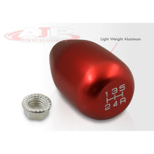 Load image into Gallery viewer, Universal 5 Speed M10x1.5 Type-R Style Shift Knob Red with White Lettering
