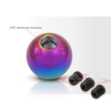 Load image into Gallery viewer, Universal M8 M10 M12 Godsnow Ball Shift Knob Neo Chrome
