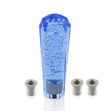 Load image into Gallery viewer, Universal M8 M10 M12 150MM Diamond Bubble Shift Knob Blue
