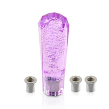 Load image into Gallery viewer, Universal M8 M10 M12 150MM Diamond Bubble Shift Knob Purple
