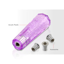 Load image into Gallery viewer, Universal M8 M10 M12 150MM Diamond Bubble Shift Knob Purple
